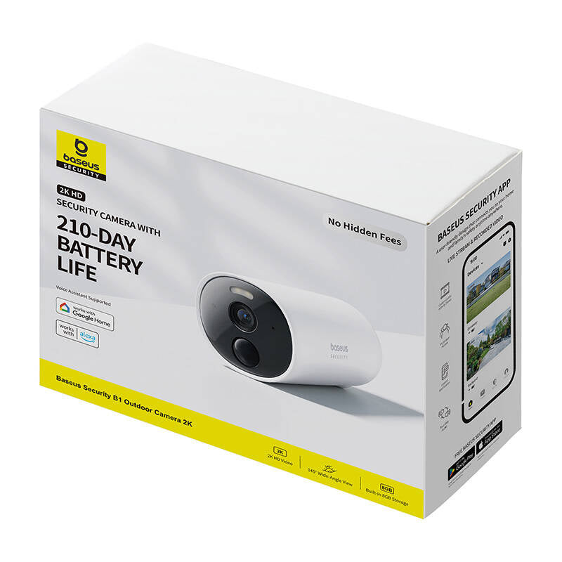 Baseus B1 2k Outdoor Camera (White) - Product Image 6