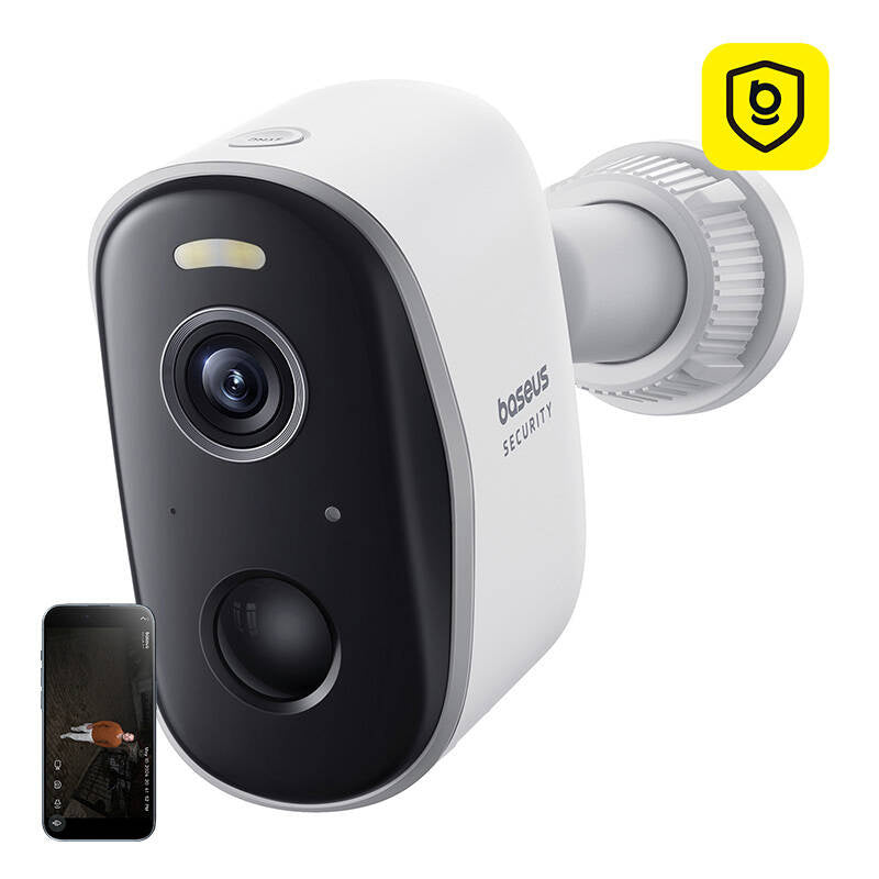 Baseus N1 Plus Outdoor Camera (White) - Product Image 1