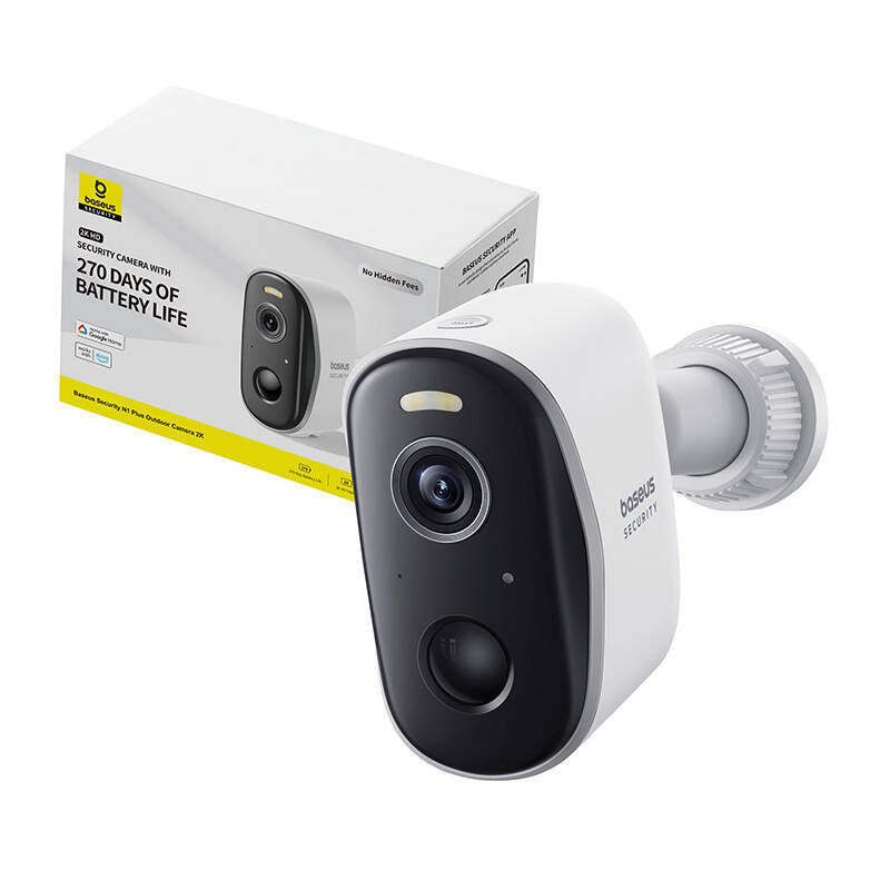 Baseus N1 Plus Outdoor Camera (White) - Product Image 6
