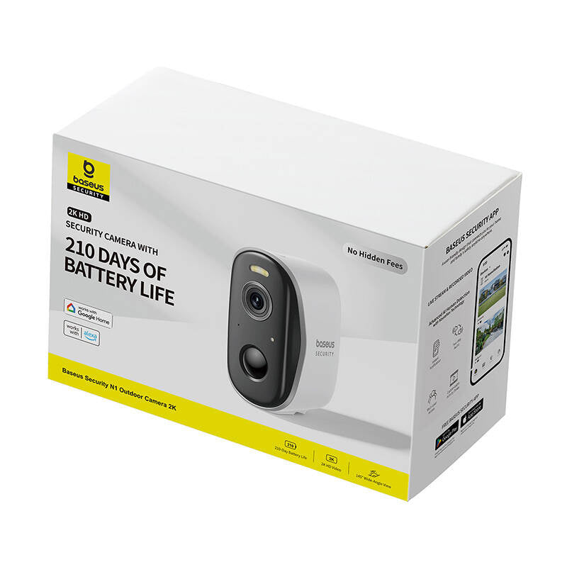 Baseus N1 Outdoor Camera (White) - Product Image 4