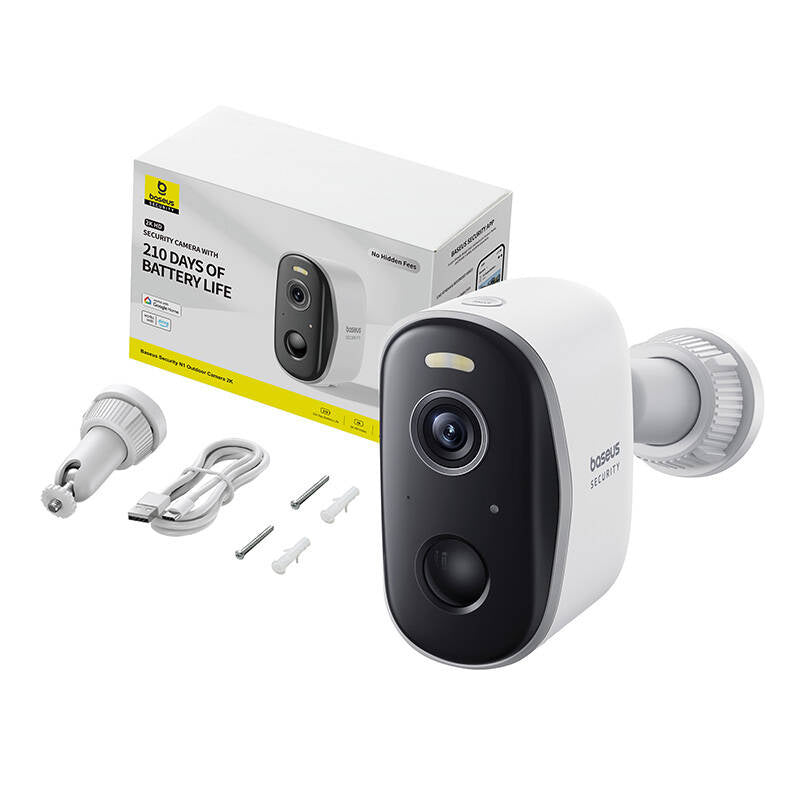 Baseus N1 Outdoor Camera (White) - Product Image 6