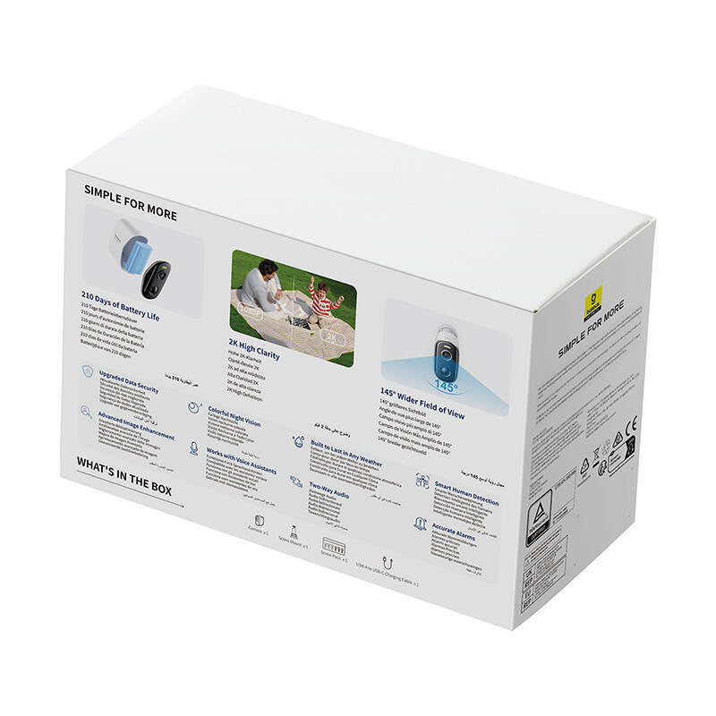 Baseus N1 Outdoor Camera (White) - Product Image 5