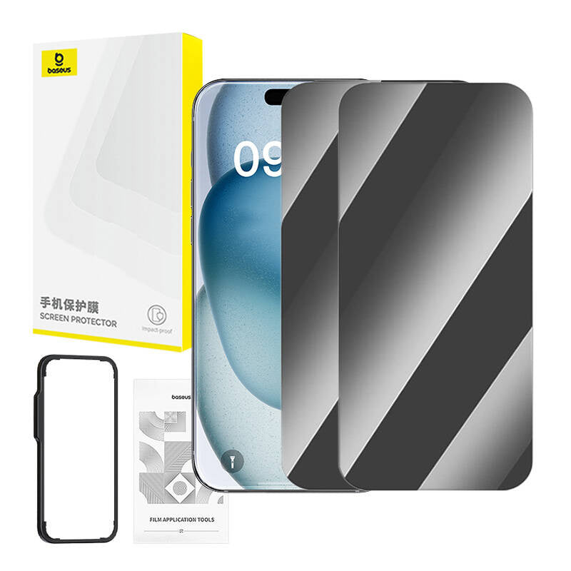 Baseus Superior privacy glass for iPhone 15 Plus - Product Image 5