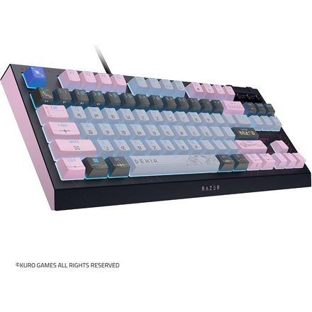 Razer | BlackWidow V4 Tenkeyless HyperSpeed | Gaming Keyboard | Wireless | US | Orange Switch | Wuthering Waves Edition