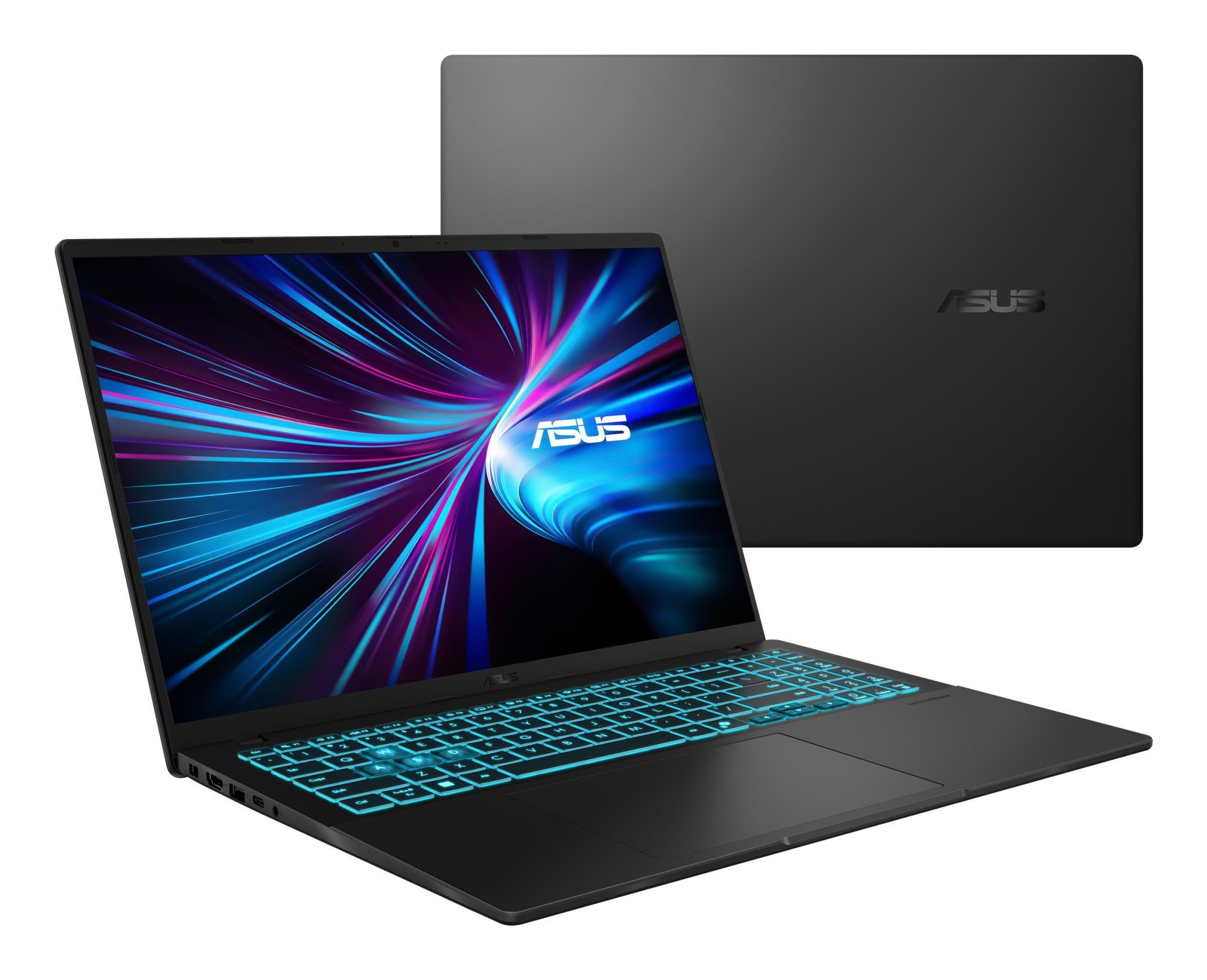 Notebook ASUS V16 CPU Intel Core 5 210H 16 " 1920 x 1200 pixels RAM 16 GB DDR5-SDRAM SSD 1000 GB Discrete graphics NVIDIA GeForce RTX 4050 6 GB On-board graphics Yes Numeric keypad Yes Keyboard language English OS installed Windows 11 Home Colour Black