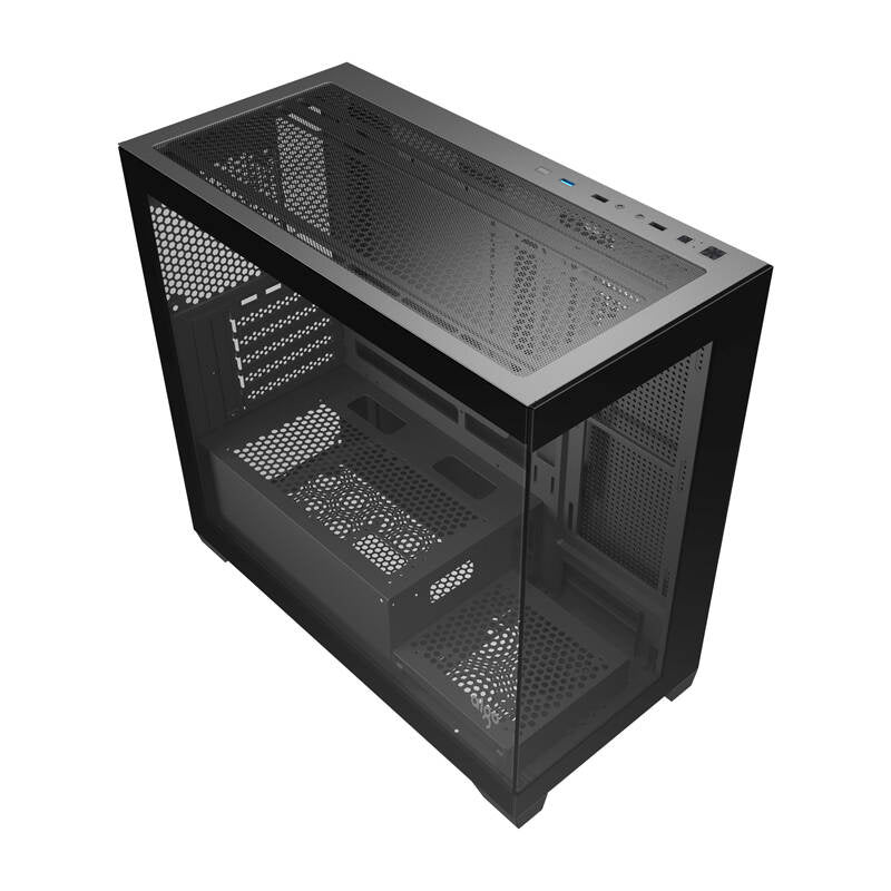 Darkflash C218M computer case + 6 ARGB fans (black)