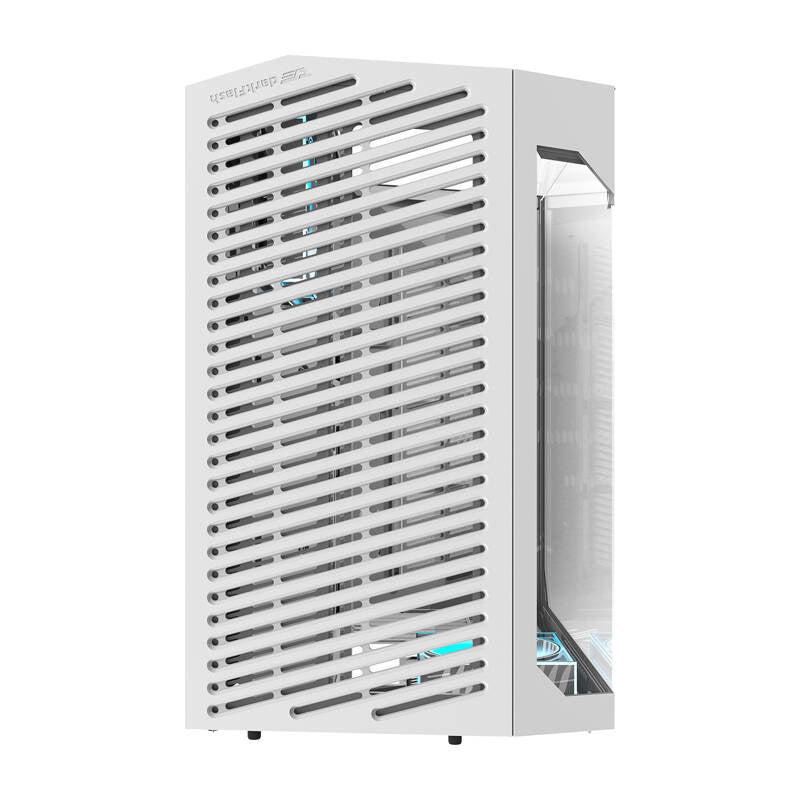 Darkflash DY470 Computergehäuse (weiß) + 4 Lüfter