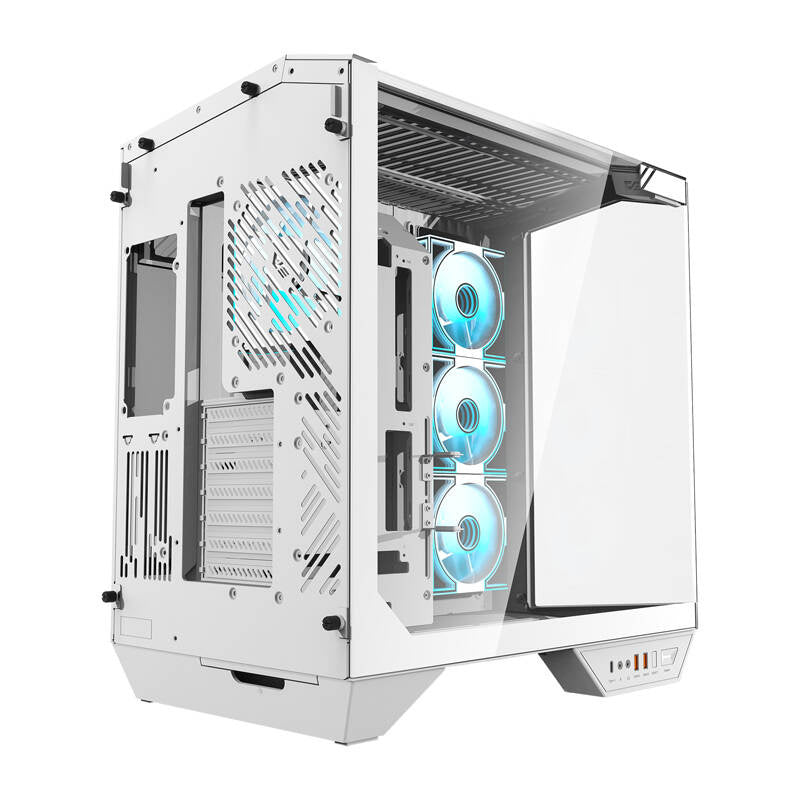 Darkflash DY470 Computergehäuse (weiß) + 4 Lüfter