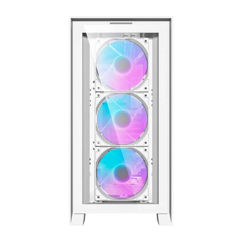 Darkflash DRX90 Glass Computergehäuse (weiß)