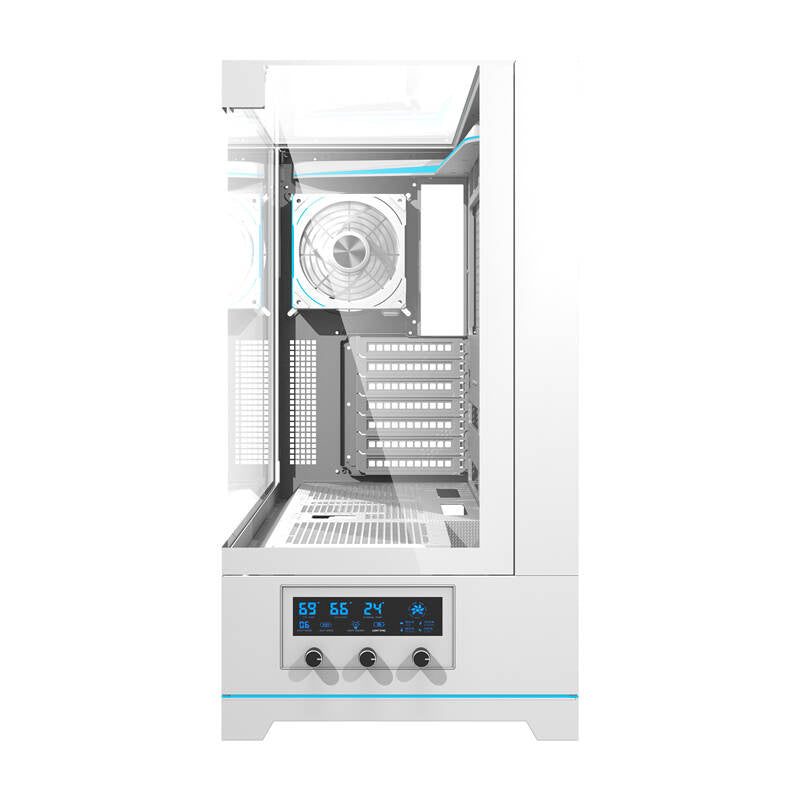 Darkflash DY450 PRO computer case (white) + 1 fan - Product Image 3