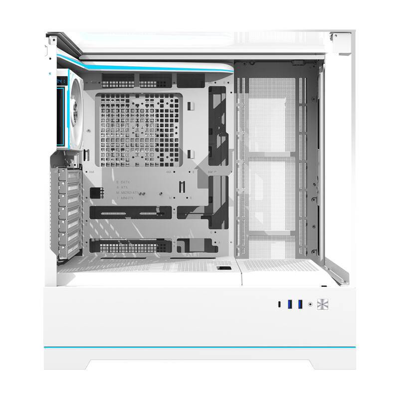 Darkflash DY450 PRO computer case (white) + 1 fan - Product Image 6