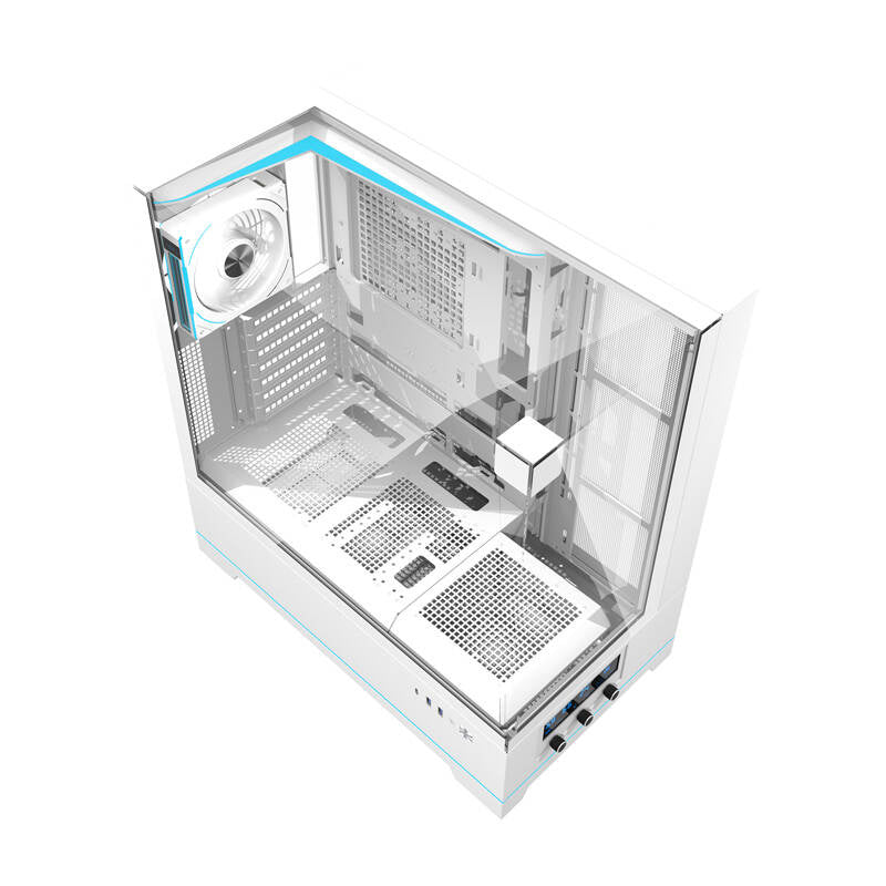 Darkflash DY450 PRO computer case (white) + 1 fan - Product Image 7