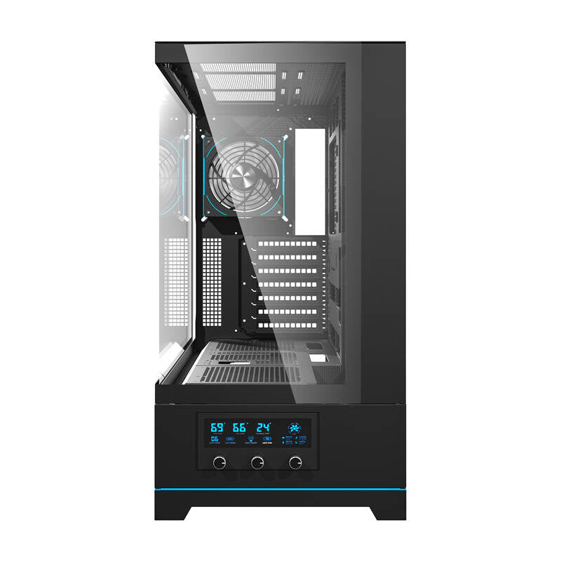 Darkflash DY451 PRO computer case (black) + 1 fan - Product Image 3