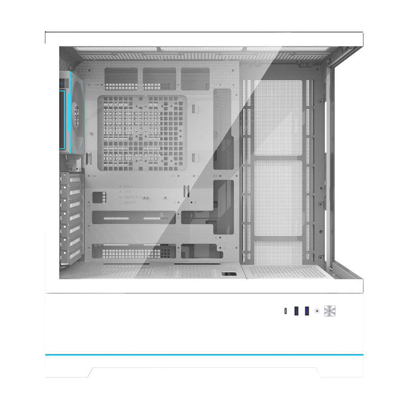 Darkflash DY451 PRO computer case (white) + 1 fan - Product Image 2
