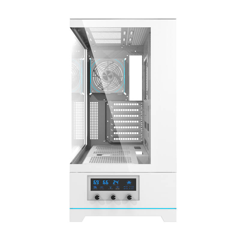 Darkflash DY451 PRO computer case (white) + 1 fan - Product Image 3