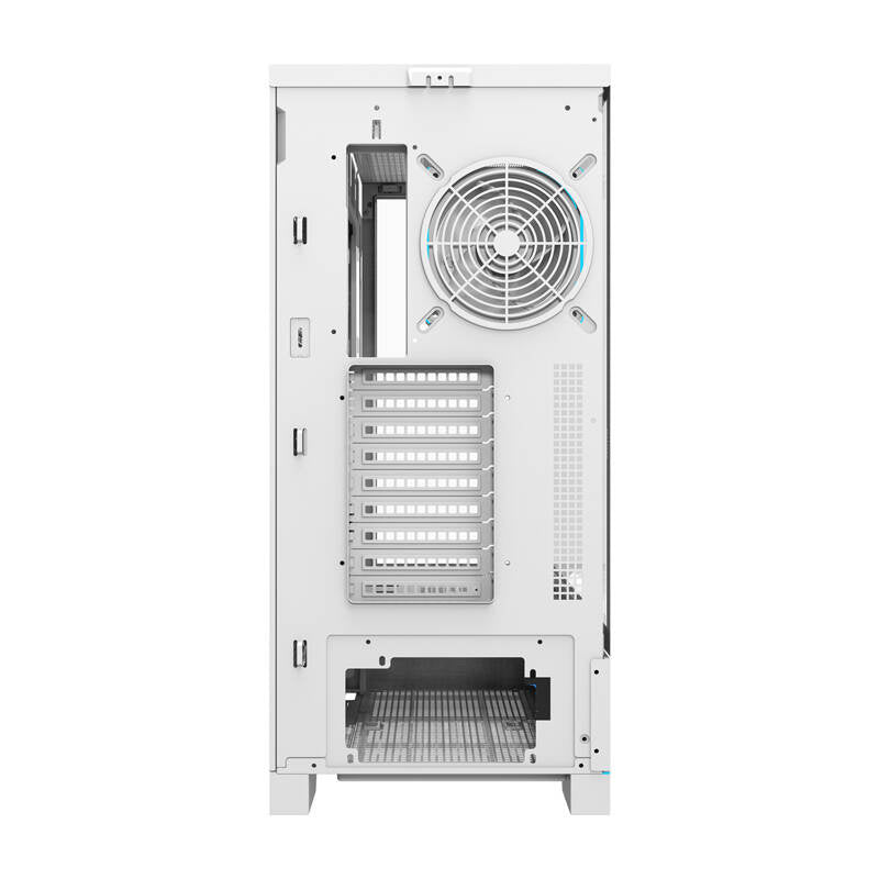 Darkflash DY451L PRO Computergehäuse (weiß) + 1 Lüfter