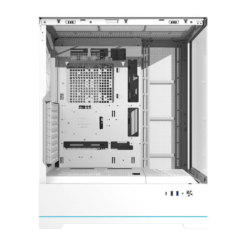Darkflash DY451L Computergehäuse ohne Lüfter (weiß)
