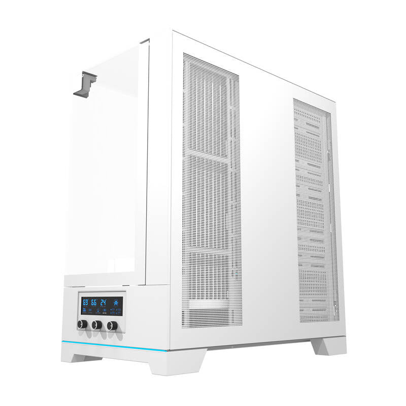 Darkflash DY450 Computergehäuse ohne Lüfter (weiß)