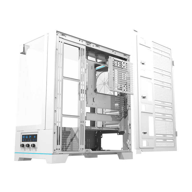 Darkflash DY450 Computergehäuse ohne Lüfter (weiß)