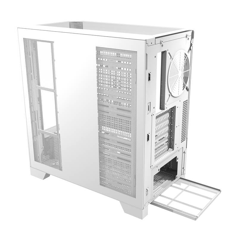 Darkflash DY450 Computergehäuse ohne Lüfter (weiß)