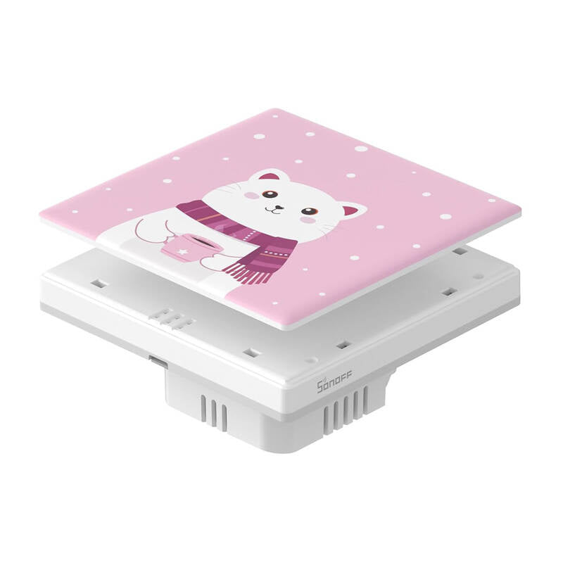 Dekorative Abdeckung/Kappe für T5 SONOFF Cartoon 1C Touch-Schalter