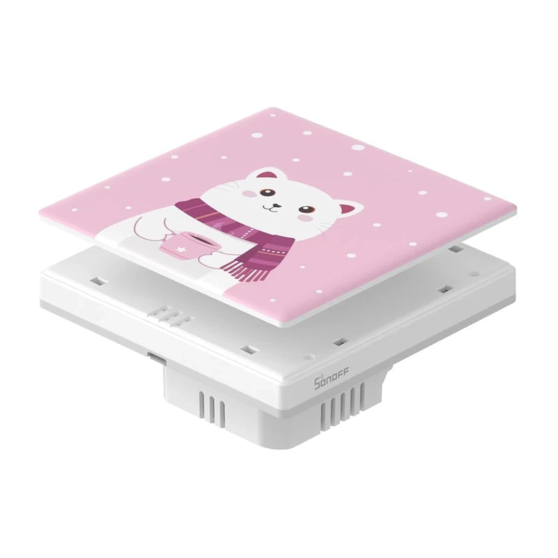 Dekorative Abdeckung/Kappe für T5 SONOFF Cartoon 1C Touch-Schalter