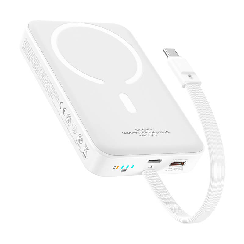 Baseus Mini 10000mAh 30W Magnetic Powerbank (white) Bayern Edition - Product Image 2