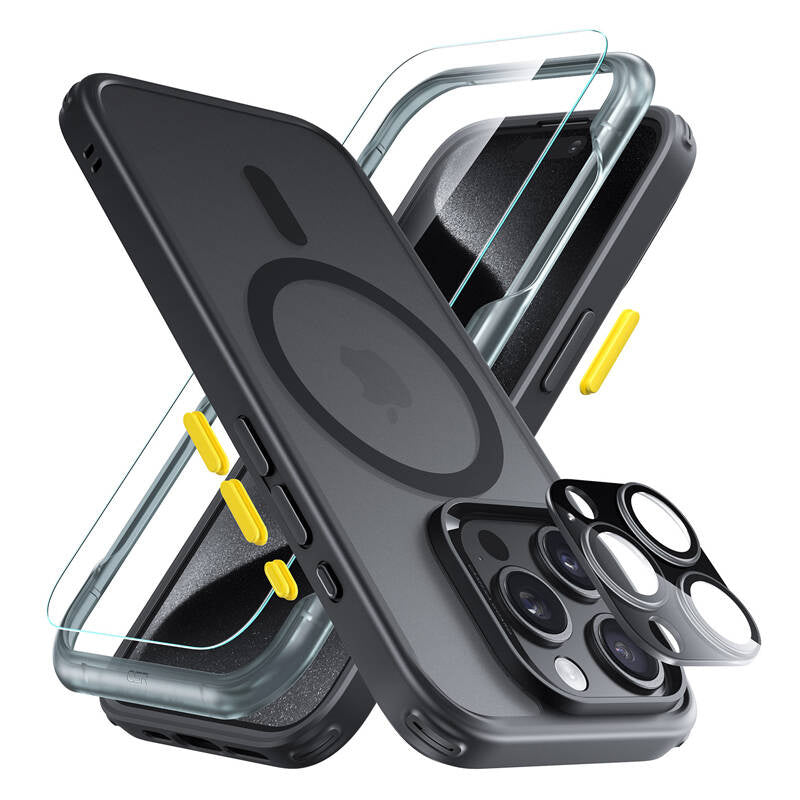 ESR Classic Hybrid (HaloLock) Case for iPhone 15 Pro Max (black) - Product Image 1