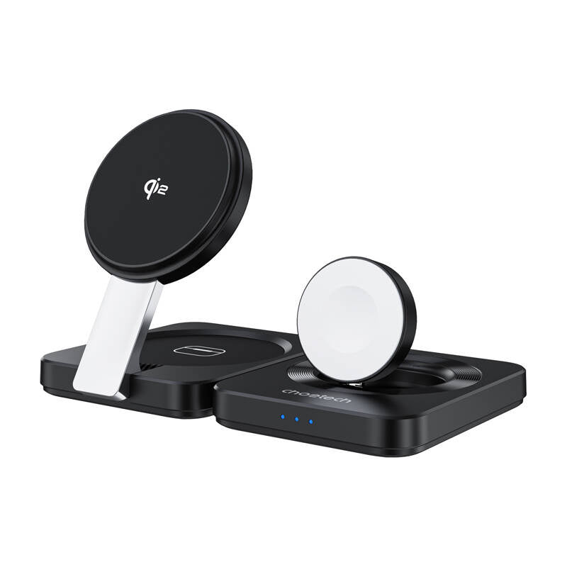 Foldable 3-in-1 magnetic charger Choetech Qi2 - Product Image 1