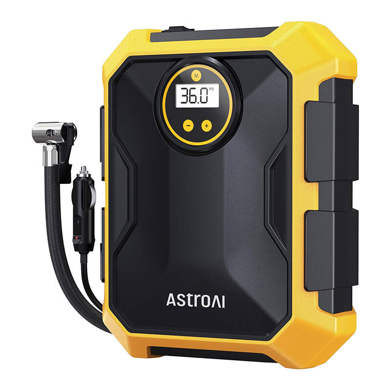 AstroAI CZK-3674 12V DC 100PSI Air Compressor (Yellow) - Product Image 1