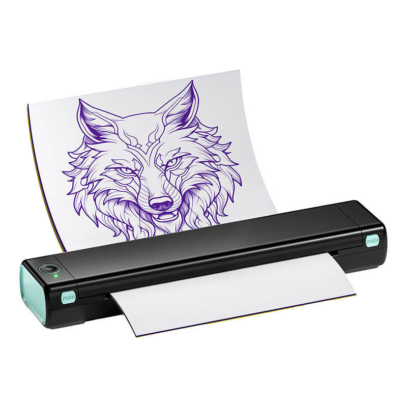 Phomemo tattoo portable label printer (black and green) - Product Image 1