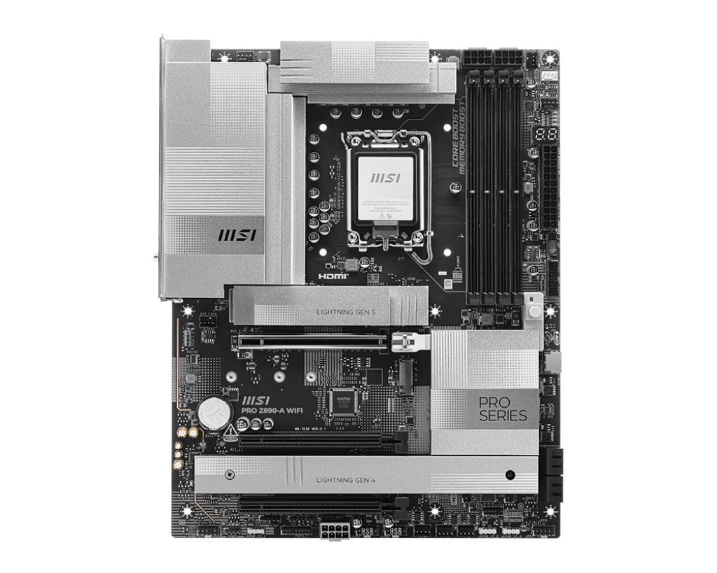 Mainboard MSI Intel Z890 LGA1851 ATX Memory DDR5 Memory slots 4 PROZ890-AWIFI