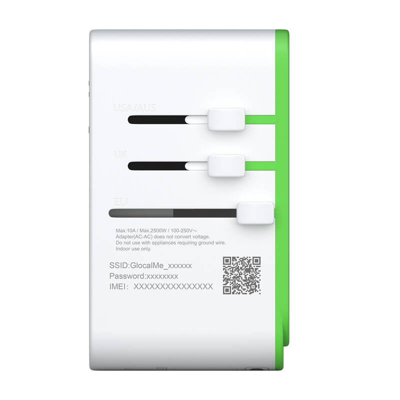 Adapter Roamplug mit 4G/LTE-WLAN-Hotspot GlocalMe Cloud SIM