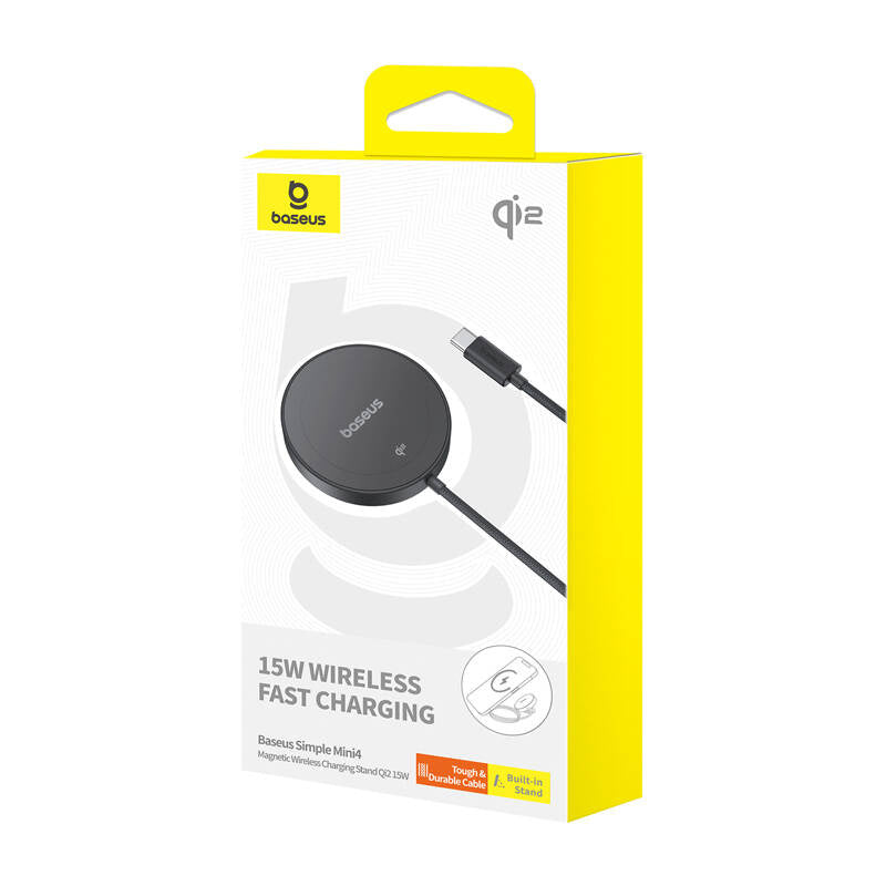 Baseus Simple Mini4 15W Charging Stand (black) - Product Image 8