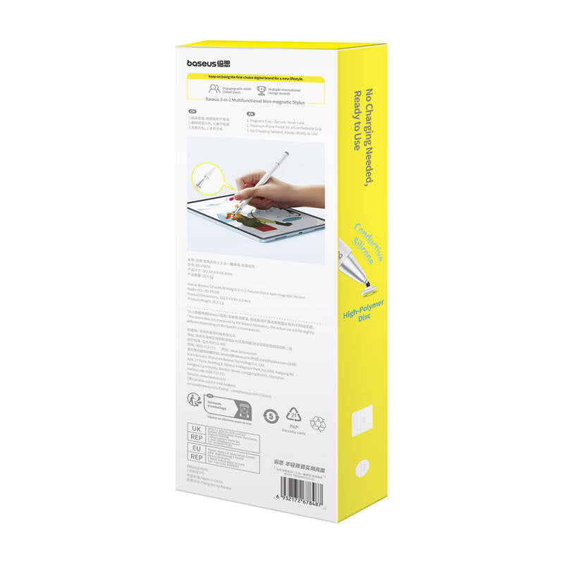 Baseus Smooth Writing III stylus Non-magnetic version (white) - Product Image 8