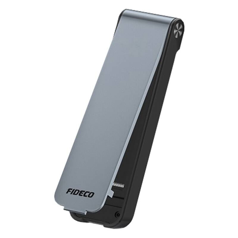 FIDECO M210CP gray (USB-C/USB 3.2) M.2 NVMe 10Gbps SSD enclosure - Product Image 1