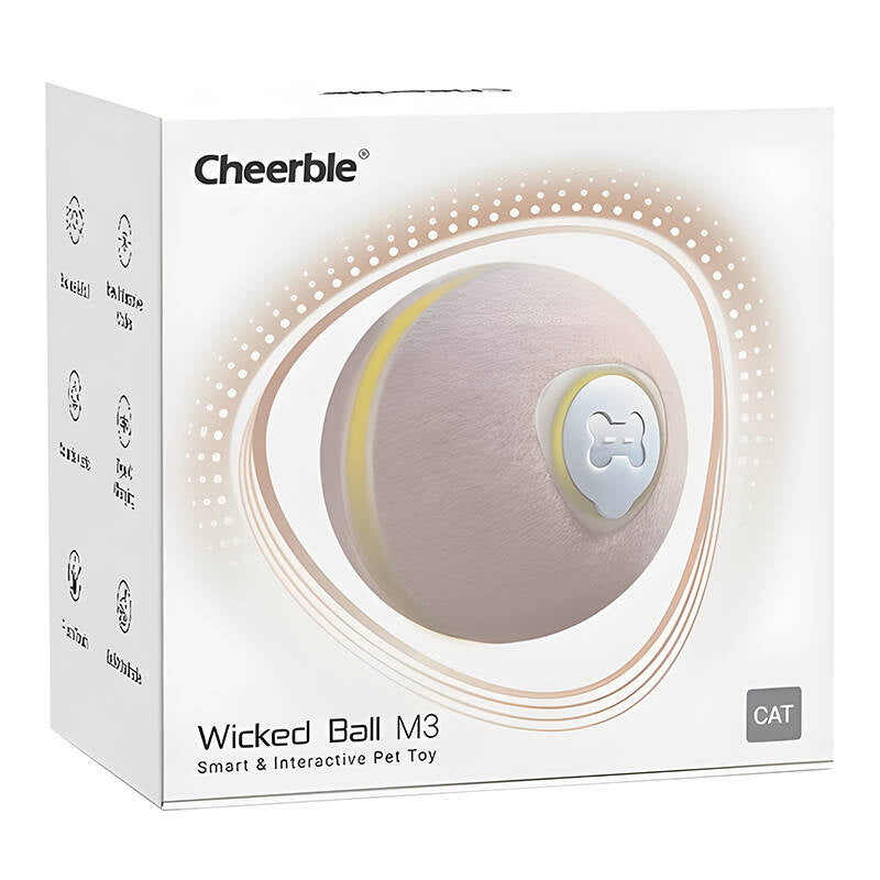 Interactive Animal Cheerble Wicked Ball M3 (beige) - Product Image 3