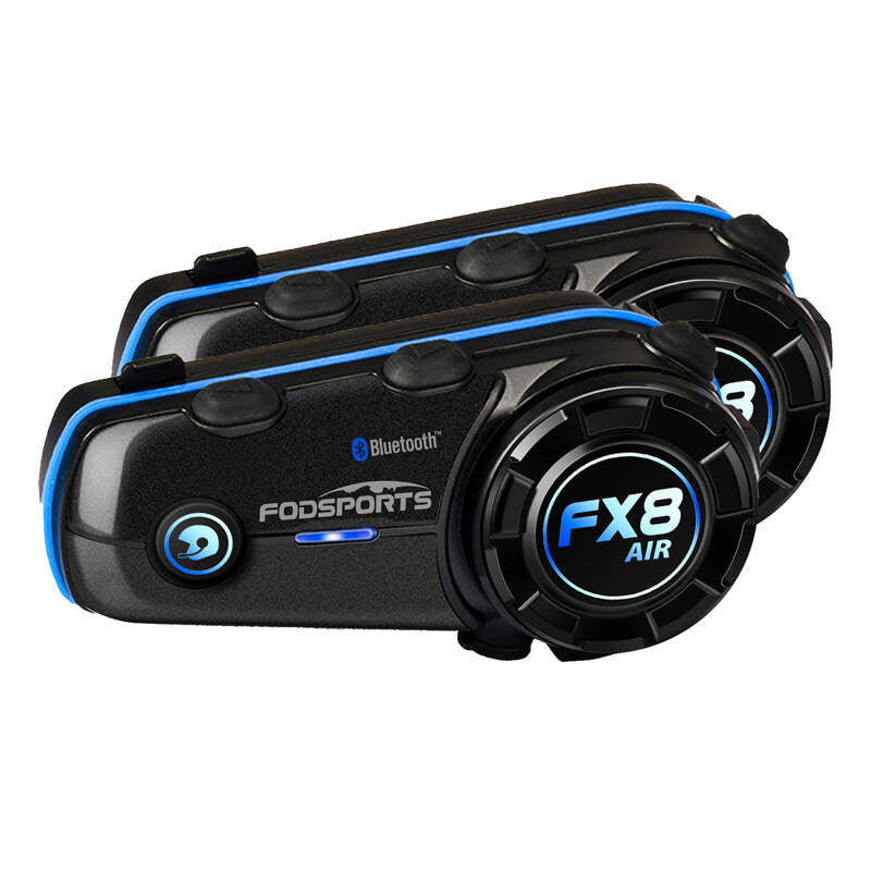 Fodsports FX8 Air motorcycle intercom two-pack (black) - Product Image 2