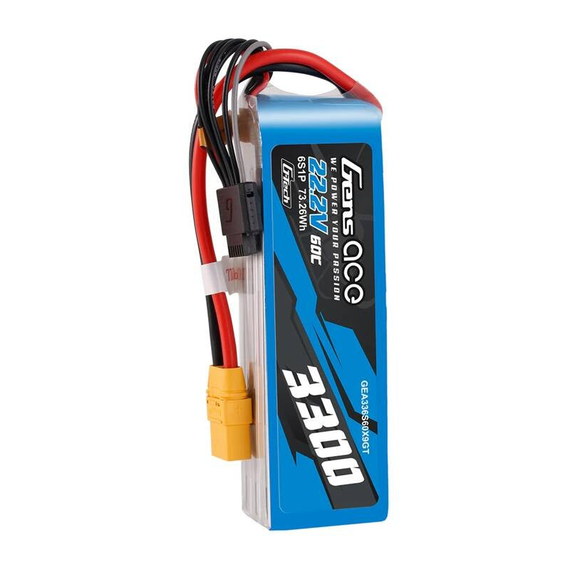 Accumulator Lipo Gens Ace G-Tech 3300mAh 22.2V 60C 6S1P XT90 - Product Image 4