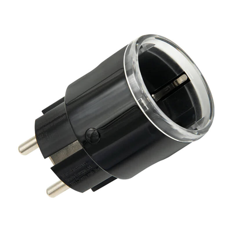 Shelly Plug S MTR Gen3 Smart Outlet (Schwarz)
