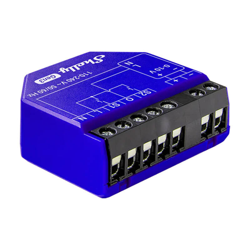 Shelly PM Gen3 Drimmer Lighting Controller 0/1-10V, WiFi/Bluetooth - Product Image 1