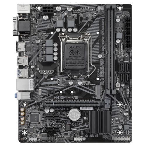 Mainboard GIGABYTE Intel Q470 Express LGA1200 Micro-ATX Memory DDR4 H410MHV22.0