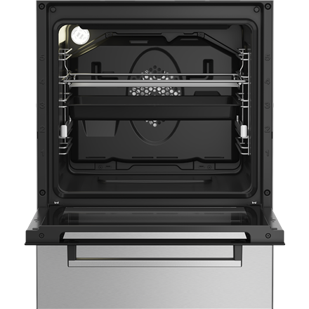 BEKO Cooker | FSM52321DXDT | Hob type Gas | Oven type Electric | Stainless Steel | Width 50 cm | Depth 60 cm | Grilling