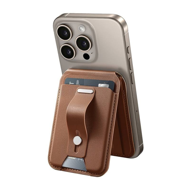 ESR magnetic wallet with stand function (brown) - Product Image 1