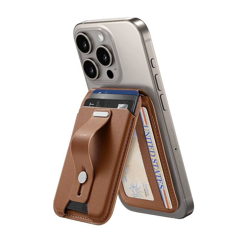 ESR magnetic wallet with stand function (brown) - Product Image 2