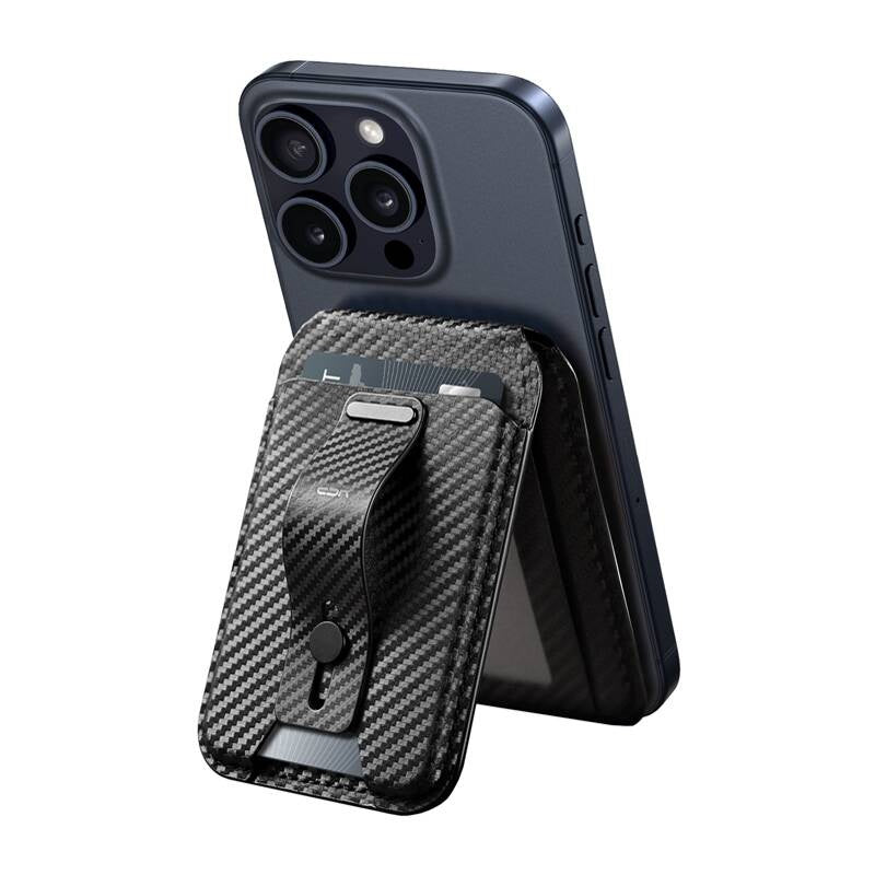 ESR magnetic wallet with stand function (carbon fiber) - Product Image 1