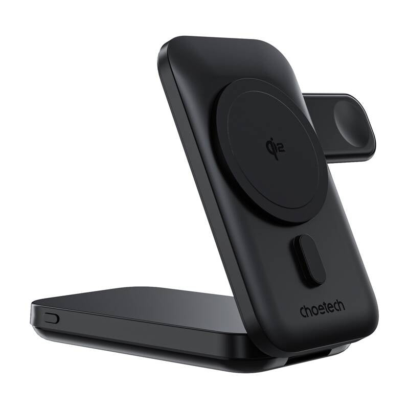 3in1 Mag Charger Holder Choetech B750 10000mAh Qi2 (Black) - Product Image 3