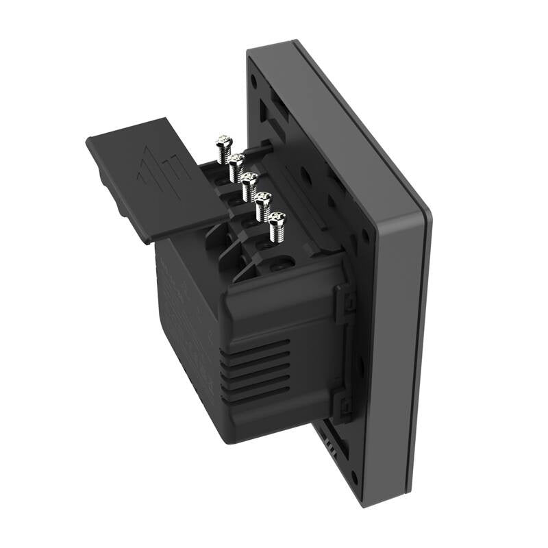 Smarter WiFi-Wandschalter SONOFF M5-1C-80 (1-Kanal, für Rahmen, Graphit)