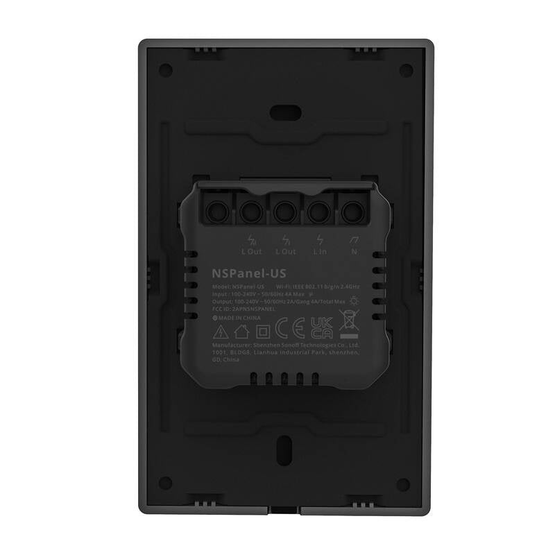 Intelligentes WLAN-Bedienfeld SONOFF NSPanel (schwarz, 120 mm)