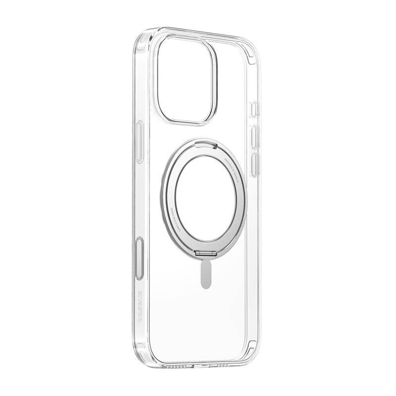 Magnetic case with stand Baseus SkyRing 360° iP16 Pro (transparent) - Product Image 1